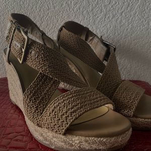 Tan Connie Wedges